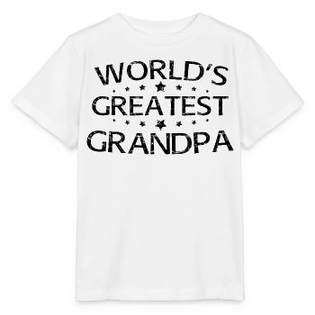 Bester Großvater der Welt, bester Großvater aller Zeiten - Stanley/Stella Kinder T-Shirt MINI CREATOR  - Weiß - Vorne - Maike (125cm)