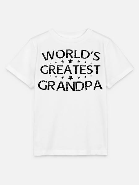 Bester Großvater der Welt, bester Großvater aller Zeiten - Stanley/Stella Kinder T-Shirt MINI CREATOR  - Weiß