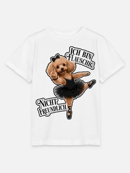 Flauschig, elegant und nicht freundlich - Stanley/Stella Kinder T-Shirt MINI CREATOR  - Weiß