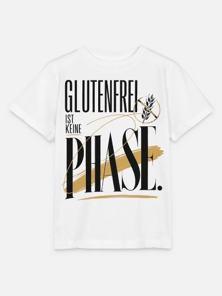 Glutenfrei ist keine Phase - Stanley/Stella Kinder T-Shirt MINI CREATOR - Weiß