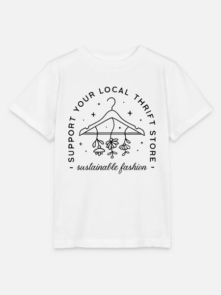 Nachhaltige Mode-Thrif-Girl-Ästhetik - Stanley/Stella Kinder T-Shirt MINI CREATOR - Weiß