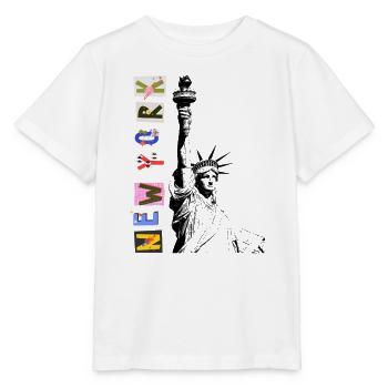 New World Alphabets - Stanley/Stella MINI CREATOR Kids’ T-Shirt - white - Front - Maike (125cm)