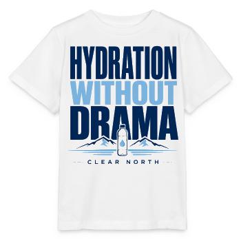 Hydratation sans drame - T-shirt bio MINI CREATOR Stanley/Stella Enfant - blanc - Devant - Maike (125cm)