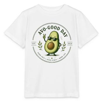 Avocado  - Stanley/Stella Kinder T-Shirt MINI CREATOR  - Weiß - Vorne - Maike (125cm)