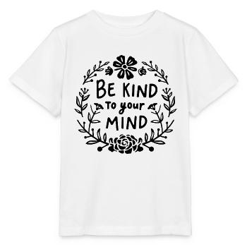 Soutien à la santé mentale pour l’amour de soi sain - T-shirt bio MINI CREATOR Stanley/Stella Enfant - blanc - Devant - Maike (125cm)