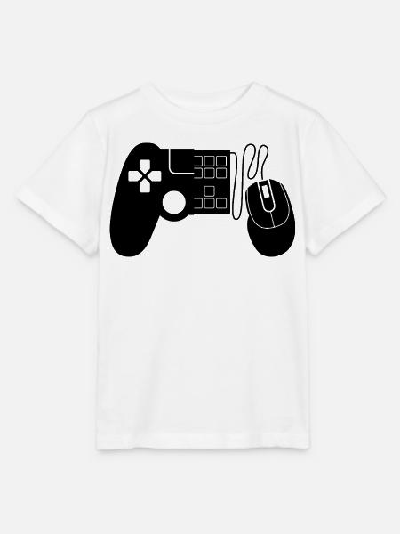 Gaming Controller - Stanley/Stella Kinder T-Shirt MINI CREATOR  - Weiß