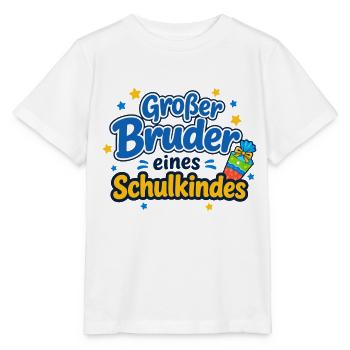 Grosser_Bruder - Stanley/Stella Kinder T-Shirt MINI CREATOR  - Weiß - Vorne - Maike (125cm)