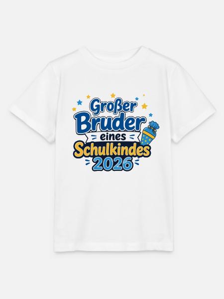 Großer Bruder 2026 - Stanley/Stella Kinder T-Shirt MINI CREATOR - Weiß