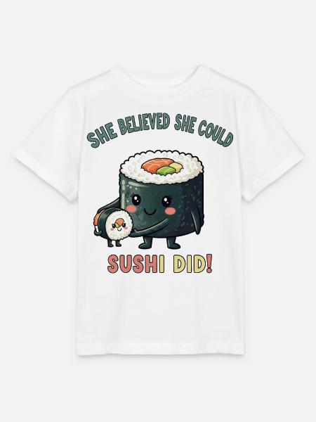 Sushi - Stanley/Stella Kinder T-Shirt MINI CREATOR - Weiß