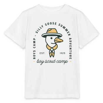 Pfadfinder-Sommercamp - Stanley/Stella Kinder T-Shirt MINI CREATOR  - Weiß - Vorne - Maike (125cm)