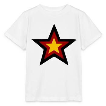 Deutschland Stern - Stanley/Stella Kinder T-Shirt MINI CREATOR  - Weiß - Vorne - Maike (125cm)