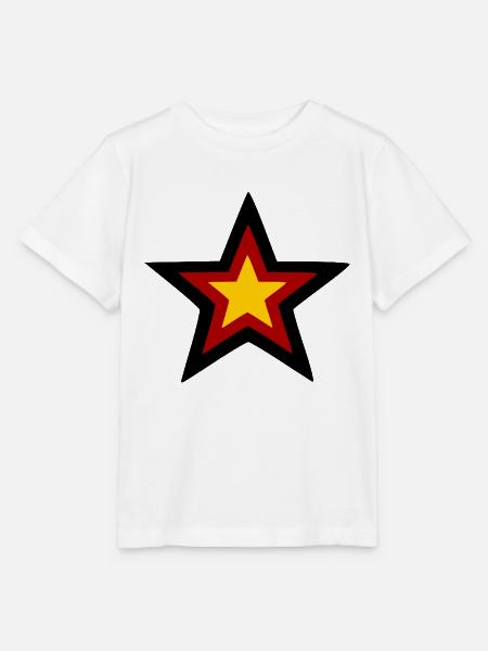 Deutschland Stern - Stanley/Stella Kinder T-Shirt MINI CREATOR  - Weiß