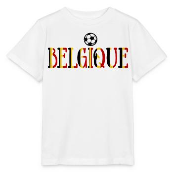 Belgique Football - T-shirt bio MINI CREATOR Stanley/Stella Enfant - blanc - Devant - Maike (125cm)