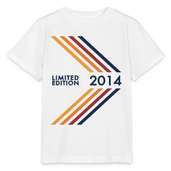Édition limitée 2014 anniversaire filles garçons - T-shirt bio MINI CREATOR Stanley/Stella Enfant - blanc - Devant - Maike (125cm)