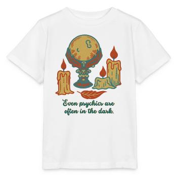 Même les clairvoyants tâtonnent souvent dans le noir - T-shirt bio MINI CREATOR Stanley/Stella Enfant - blanc - Devant - Maike (125cm)