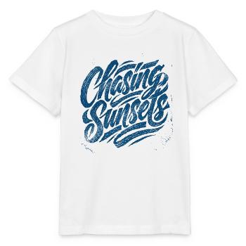 Chasing Sunrise - Stanley/Stella MINI CREATOR Kids’ T-Shirt - white - Front - Maike (125cm)