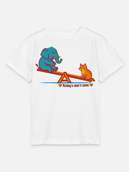 Nichts ist, wie es scheint - Stanley/Stella Kinder T-Shirt MINI CREATOR  - Weiß
