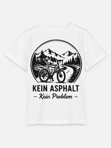 Kein Asphalt Kein Problem MTB - Stanley/Stella Kinder T-Shirt MINI CREATOR - Weiß