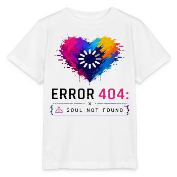 Bunte Herz 404 Seele Verloren - Stanley/Stella Kinder T-Shirt MINI CREATOR  - Weiß - Vorne - Maike (125cm)