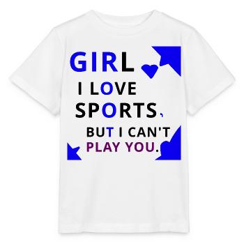 Typographie de la pièce Bold Girl - T-shirt bio MINI CREATOR Stanley/Stella Enfant - blanc - Devant - Maike (125cm)