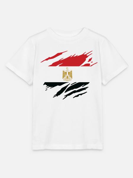 Ägyptische Flagge - Stanley/Stella Kinder T-Shirt MINI CREATOR - Weiß
