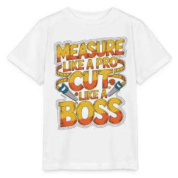 Cabinet Maker Measure Like A Pro Cabinet Expert - Stanley/Stella MINI CREATOR Kids’ T-Shirt - white - Front - Maike (125cm)