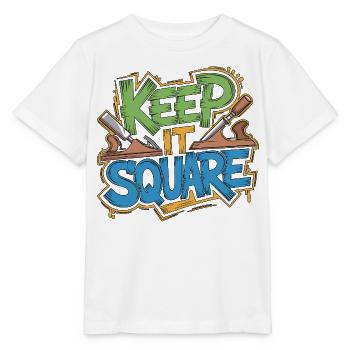 Cabinet Maker Keep It Square Furniture Maker - Stanley/Stella MINI CREATOR Kids’ T-Shirt - white - Front - Maike (125cm)