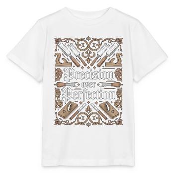 Cabinet Maker Precision Over Perfection Woodworker - Stanley/Stella MINI CREATOR Kids’ T-Shirt - white - Front - Maike (125cm)