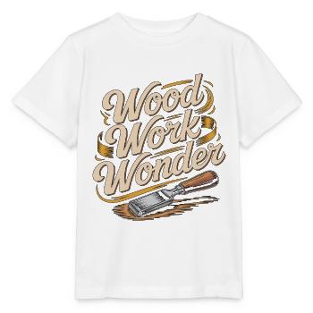 Ébéniste Ébéniste Ébéniste Wonder Cabinet Expert - T-shirt bio MINI CREATOR Stanley/Stella Enfant - blanc - Devant - Maike (125cm)
