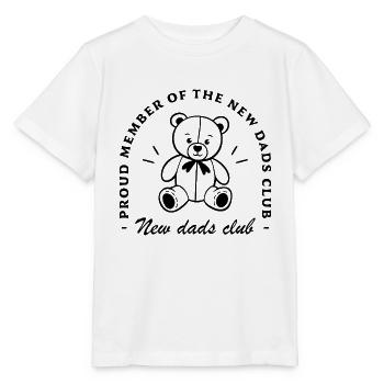 Le club du nouveau papa : première fête des pères - T-shirt bio MINI CREATOR Stanley/Stella Enfant - blanc - Devant - Maike (125cm)