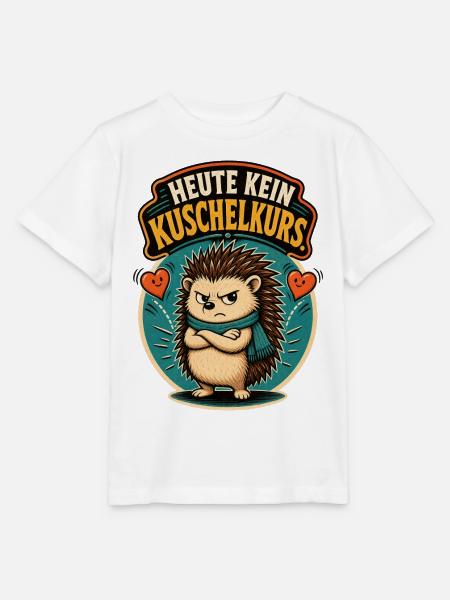 Igel Kein Kuschelkurs Shirt - Stanley/Stella Kinder T-Shirt MINI CREATOR  - Weiß