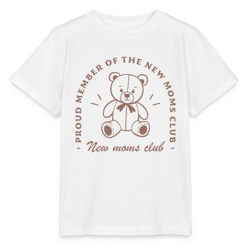 Première fête des mères pour la nouvelle maman - T-shirt bio MINI CREATOR Stanley/Stella Enfant - blanc - Devant - Maike (125cm)