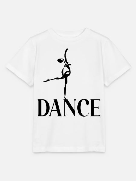 Ballerina-Tanztanz - Stanley/Stella Kinder T-Shirt MINI CREATOR  - Weiß