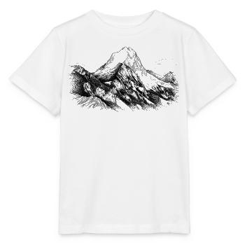 Lugau Silhouette | Cervin de Styrie | - T-shirt bio MINI CREATOR Stanley/Stella Enfant - blanc - Devant - Maike (125cm)