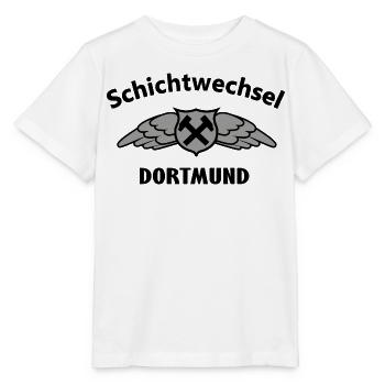 Hammerflügel Dortmund Wappen Emblem - Stanley/Stella Kinder T-Shirt MINI CREATOR  - Weiß - Vorne - Maike (125cm)