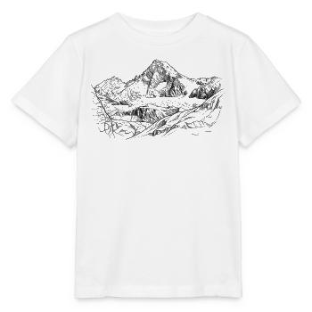 Großglockner | Austria's highest peak, 3798m - Stanley/Stella MINI CREATOR Kids’ T-Shirt - white - Front - Maike (125cm)