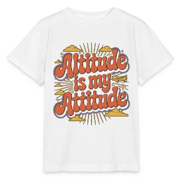 Altitude est mon instructeur de vol en tant que pilote privé - T-shirt bio MINI CREATOR Stanley/Stella Enfant - blanc - Devant - Maike (125cm)