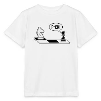 Chess Chessboard Funny Chess Pieces - Stanley/Stella MINI CREATOR Kids’ T-Shirt - white - Front - Maike (125cm)
