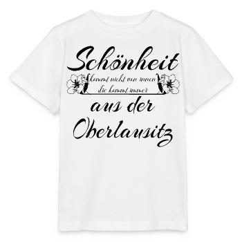 Schönheit  aus der Oberlausitz - Heimat - Stanley/Stella Kinder T-Shirt MINI CREATOR  - Weiß - Vorne - Maike (125cm)