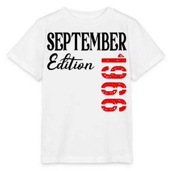 60th birthday September 1966 - Stanley/Stella MINI CREATOR Kids’ T-Shirt - white - Front - Maike (125cm)