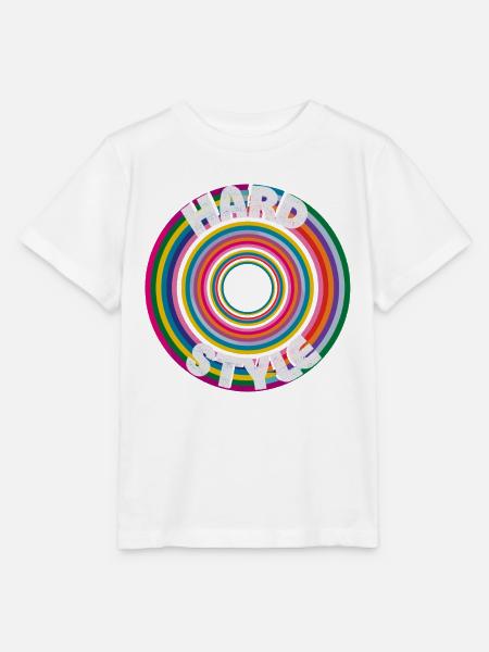 Regenbogenring Hard Style - Stanley/Stella Kinder T-Shirt MINI CREATOR - Weiß