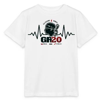 GR20 randonnée Corse trekking - T-shirt bio MINI CREATOR Stanley/Stella Enfant - blanc - Devant - Maike (125cm)