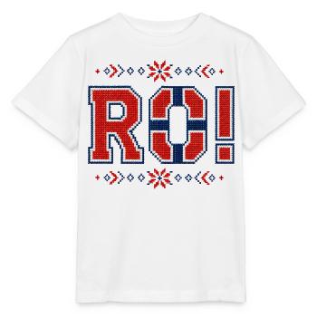 RO! Norway 2026 Embroidery - Stanley/Stella MINI CREATOR Kids’ T-Shirt - white - Front - Maike (125cm)