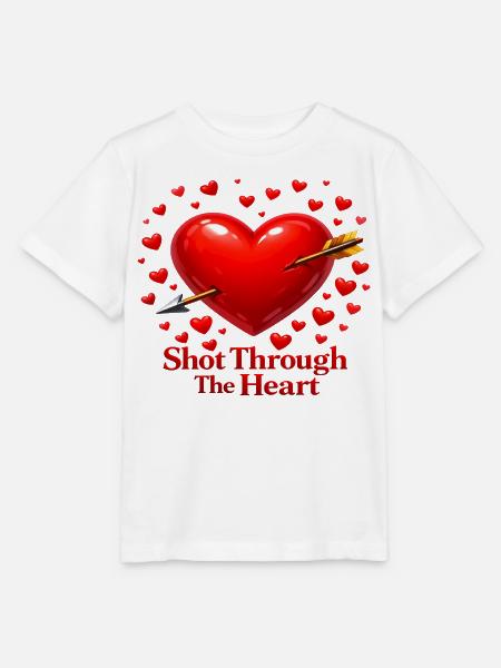 Herz mit Pfeil - Stanley/Stella Kinder T-Shirt MINI CREATOR  - Weiß