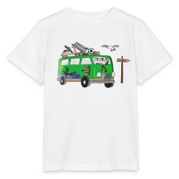 Italien Camper Motiv Vanlife Camping Urlaub - Stanley/Stella Kinder T-Shirt MINI CREATOR  - Weiß - Vorne - Maike (125cm)