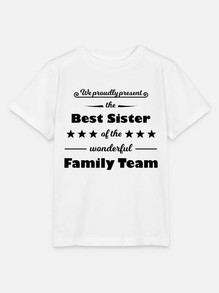 Symmetrische Schwester Dynamik - Stanley/Stella Kinder T-Shirt MINI CREATOR - Weiß