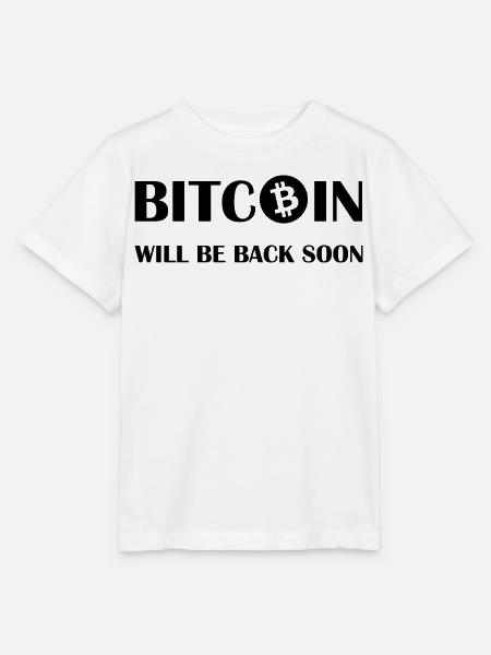 Simple Bitcoin Design - Stanley/Stella Kinder T-Shirt MINI CREATOR - Weiß