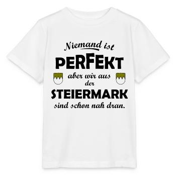 Steiermark - Stanley/Stella Kinder T-Shirt MINI CREATOR  - Weiß - Vorne - Maike (125cm)