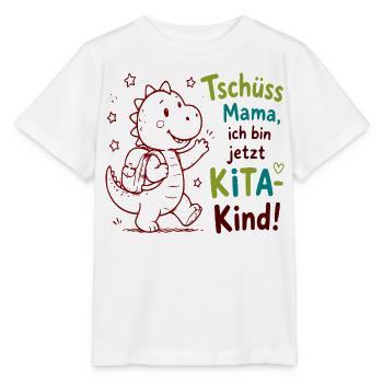 Kita Abschied Drachenfreund - Stanley/Stella Kinder T-Shirt MINI CREATOR  - Weiß - Vorne - Maike (125cm)