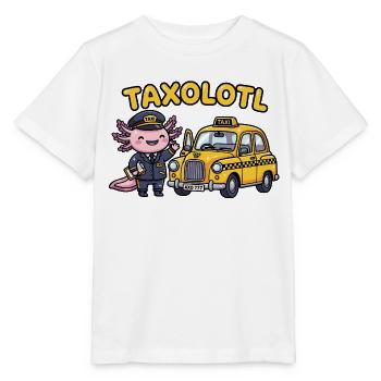 Taxolotl taxolotl avec un taxolotl jaune - T-shirt bio MINI CREATOR Stanley/Stella Enfant - blanc - Devant - Maike (125cm)